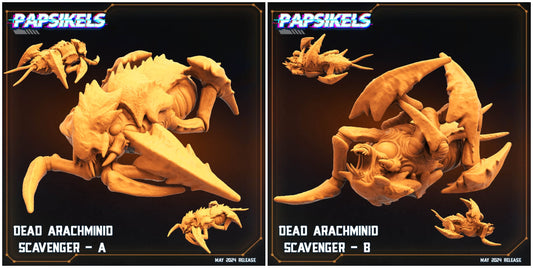 3D Printed Papsikels Dead Arachminid Scavenger Set Democracy Troopers Bugs and Bots 28mm 32mm - 3D Printing Boss 