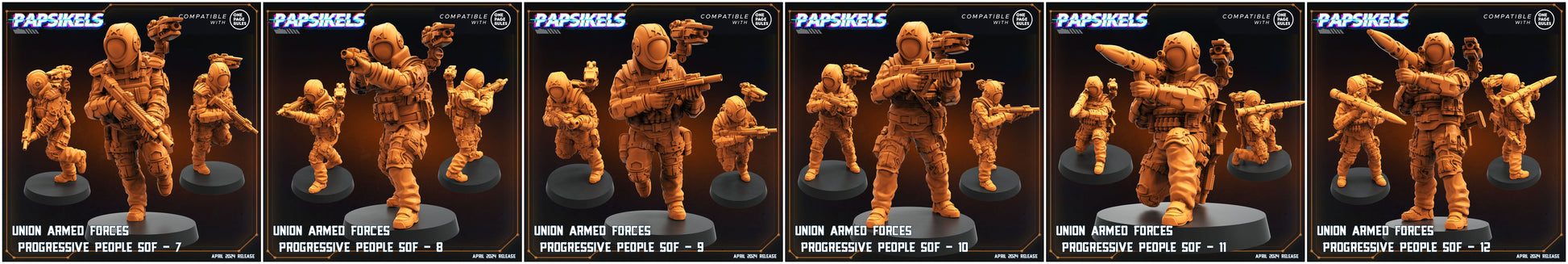 3D Printed Papsikels Democracy Troopers SciFi Raven Claw Set 28mm 32mm - 3D Printing Boss 