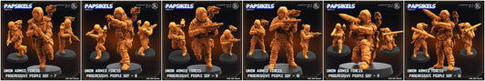 3D Printed Papsikels Democracy Troopers SciFi Raven Claw Set 28mm 32mm - 3D Printing Boss 