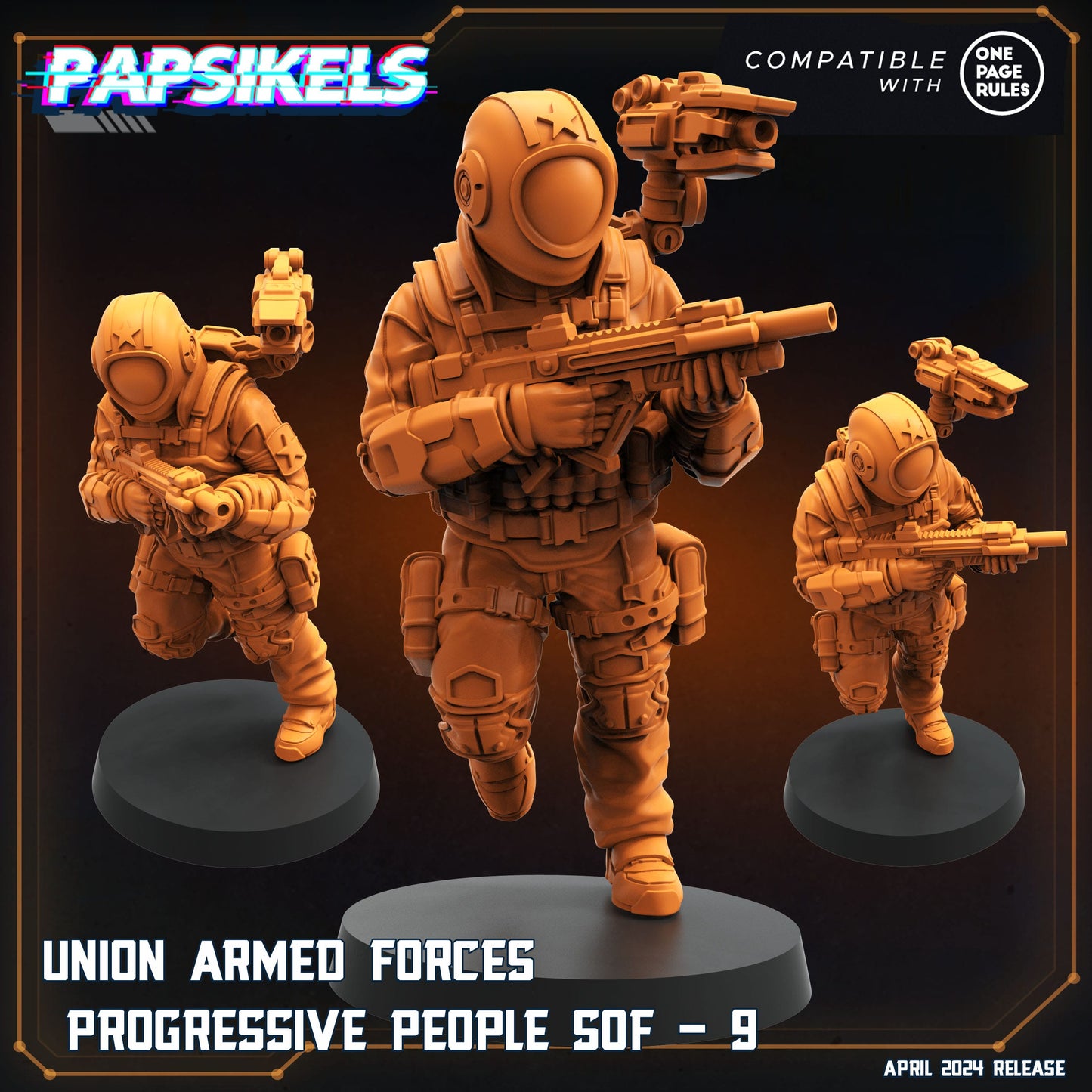 3D Printed Papsikels Democracy Troopers SciFi Raven Claw Set 28mm 32mm - 3D Printing Boss 