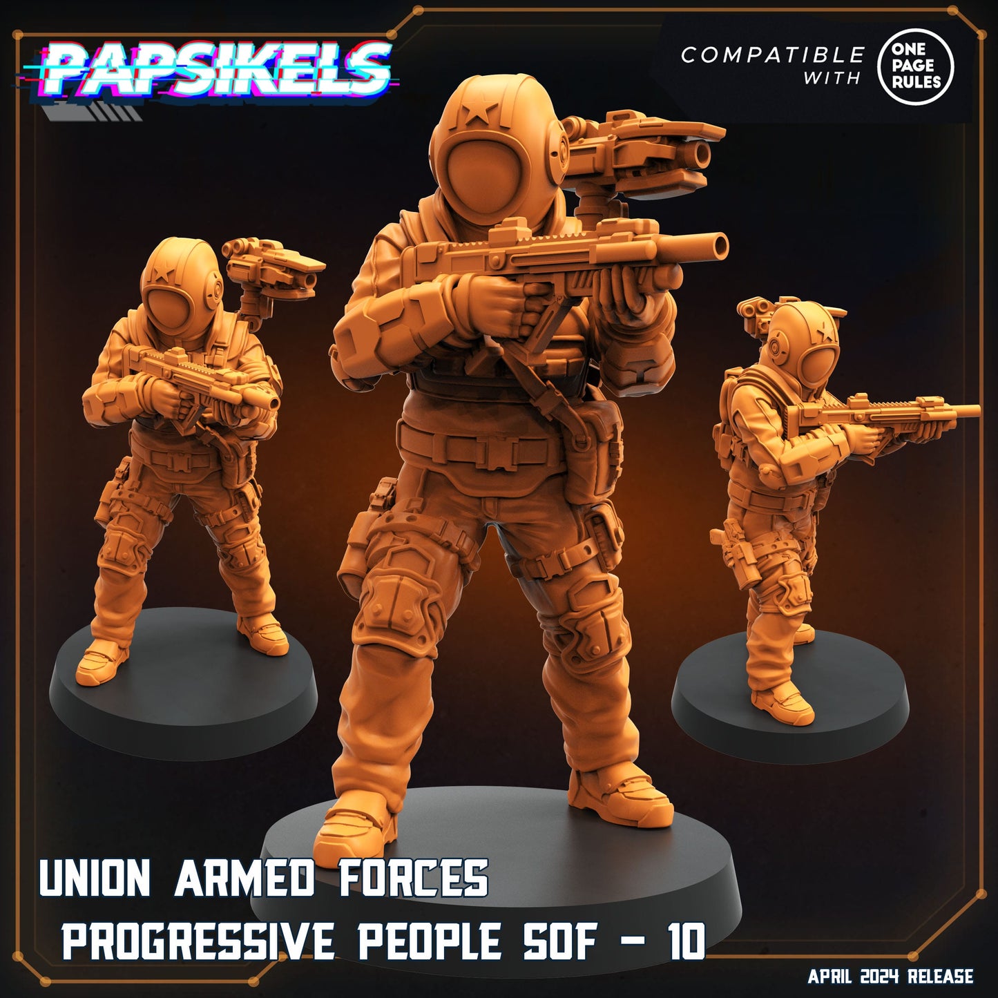 3D Printed Papsikels Democracy Troopers SciFi Raven Claw Set 28mm 32mm - 3D Printing Boss 