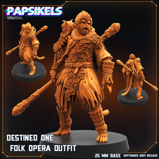3D Printed Papsikels Destined One Folk Opera Outfit 28mm 32mm - 3D Printing Boss 