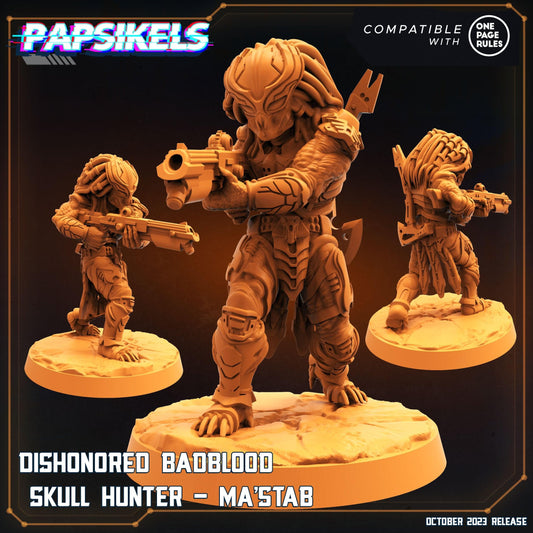 3D Printed Papsikels Dishonored Badblood Skullhunter Mastab 28mm 32mm - 3D Printing Boss 