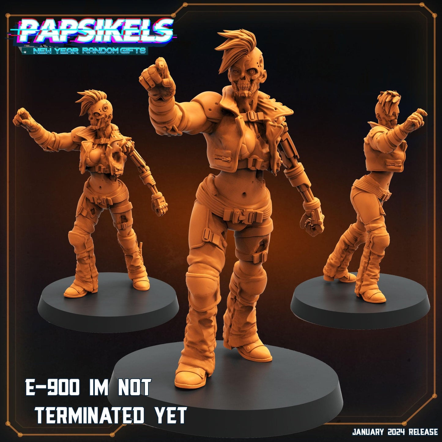 3D Printed Papsikels E 900 Im Not Terminated Yet 28mm 32mm - 3D Printing Boss 