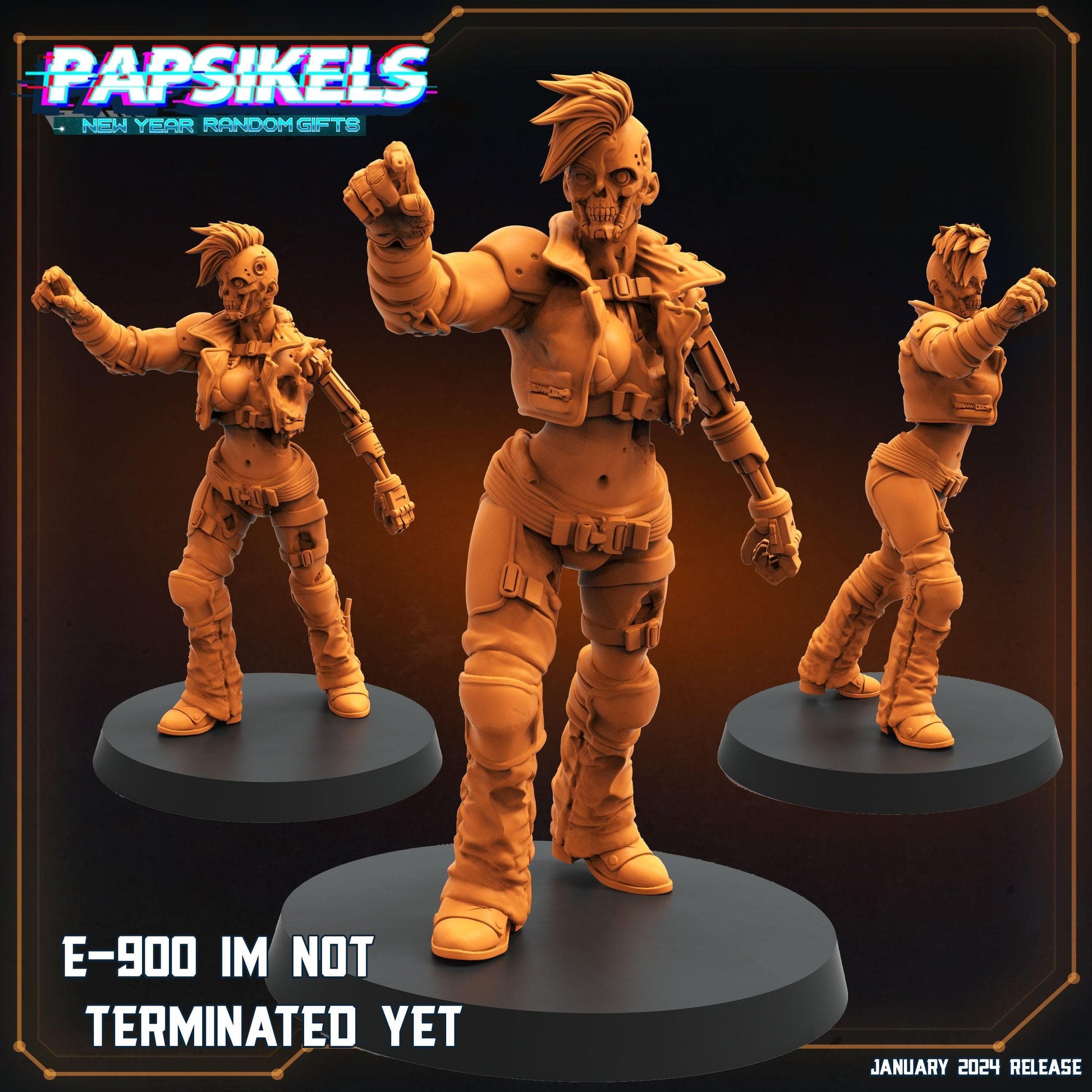 3D Printed Papsikels E 900 Im Not Terminated Yet 28mm 32mm - 3D Printing Boss 