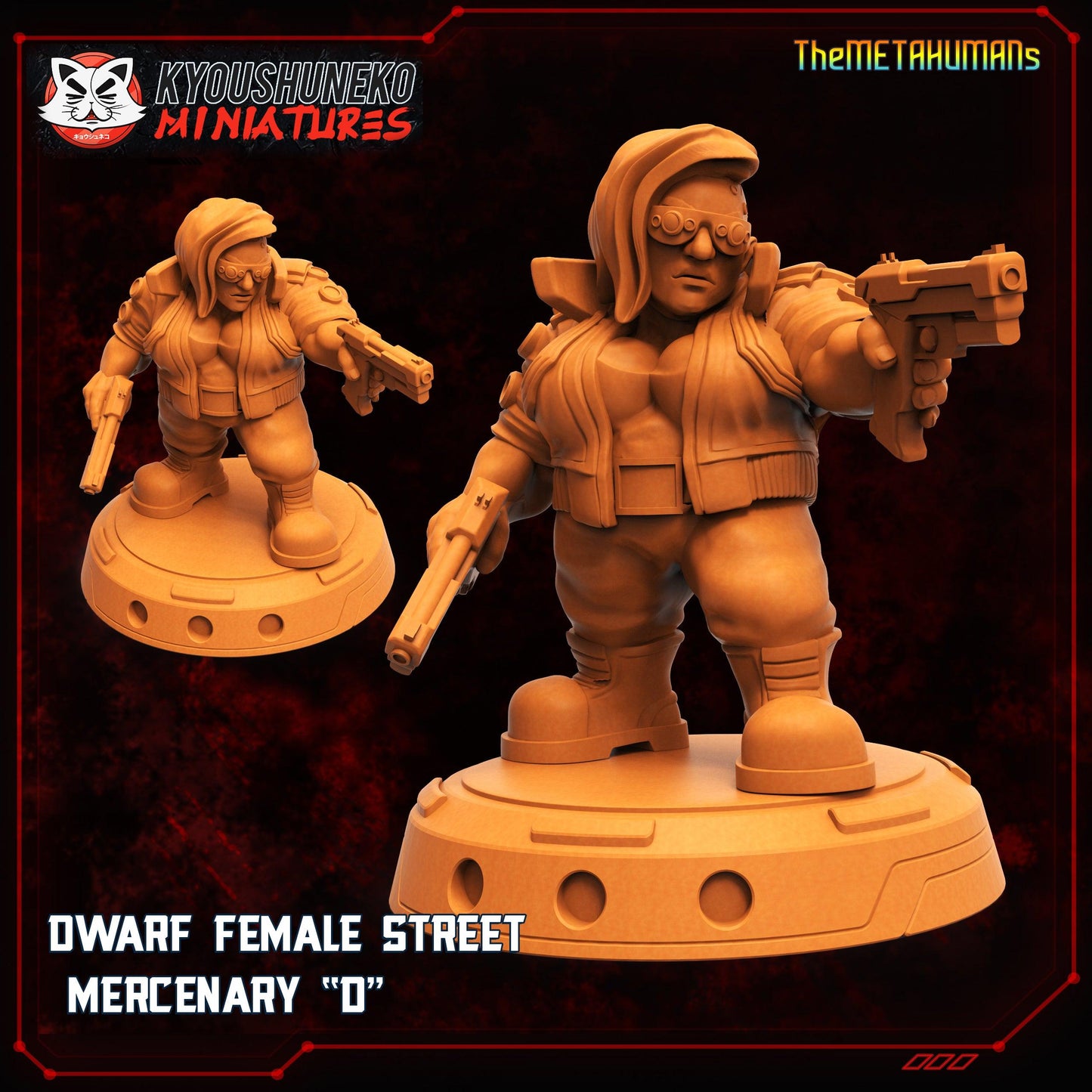 3D Printed Papsikels Fantasy Metahumans Set 28mm 32mm - 3D Printing Boss 