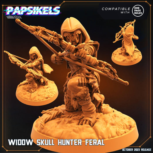 3D Printed Papsikels Feral Widow Skull Hunter Set 28mm 32mm - 3D Printing Boss 