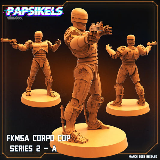 3D Printed Papsikels - Fkmsa Corpo Cop Series 2 Set - 28mm 32mm - 3D Printing Boss 
