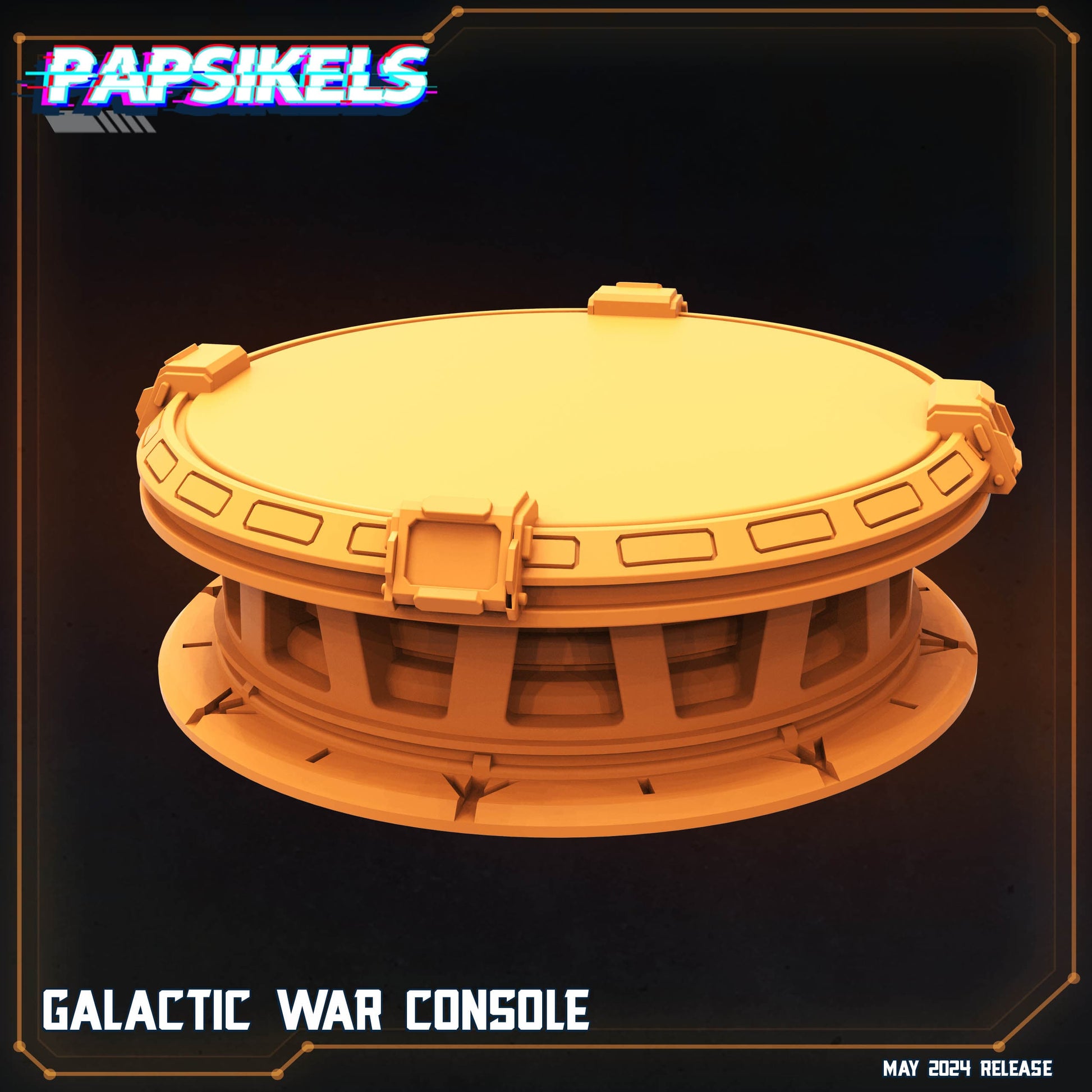 3D Printed Papsikels Galactic War Console Democracy Troopers Bugs and Bots 28mm 32mm - 3D Printing Boss 