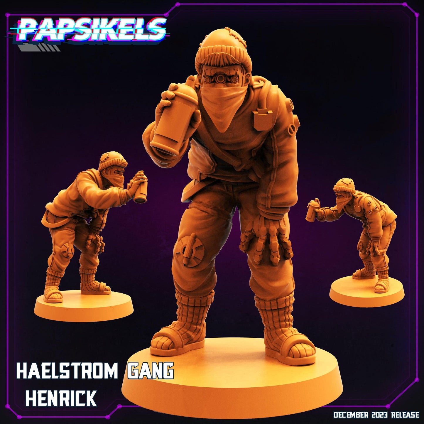 3D Printed Papsikels Haelstrom Gang Set 28mm 32mm - 3D Printing Boss 