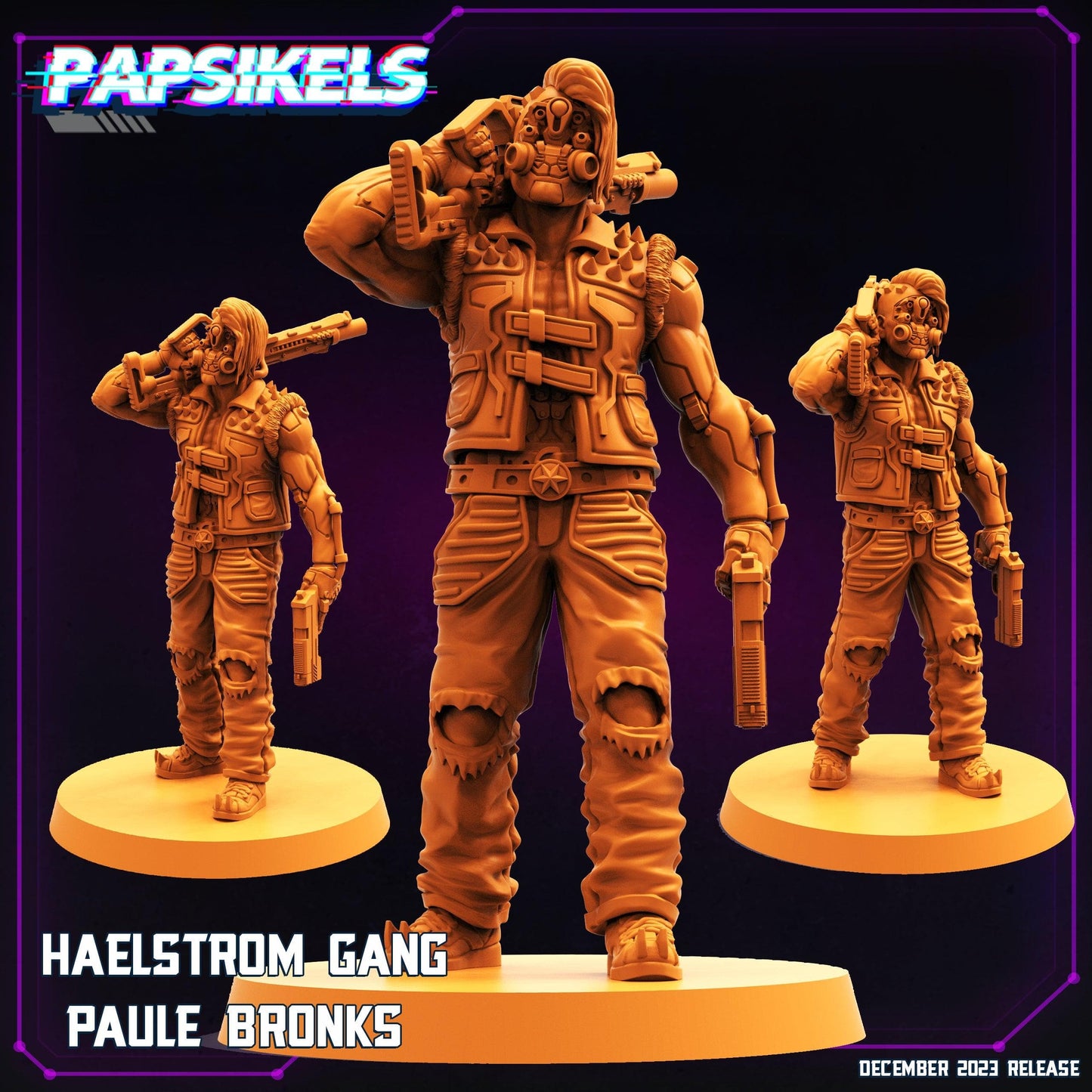 3D Printed Papsikels Haelstrom Gang Set 28mm 32mm - 3D Printing Boss 