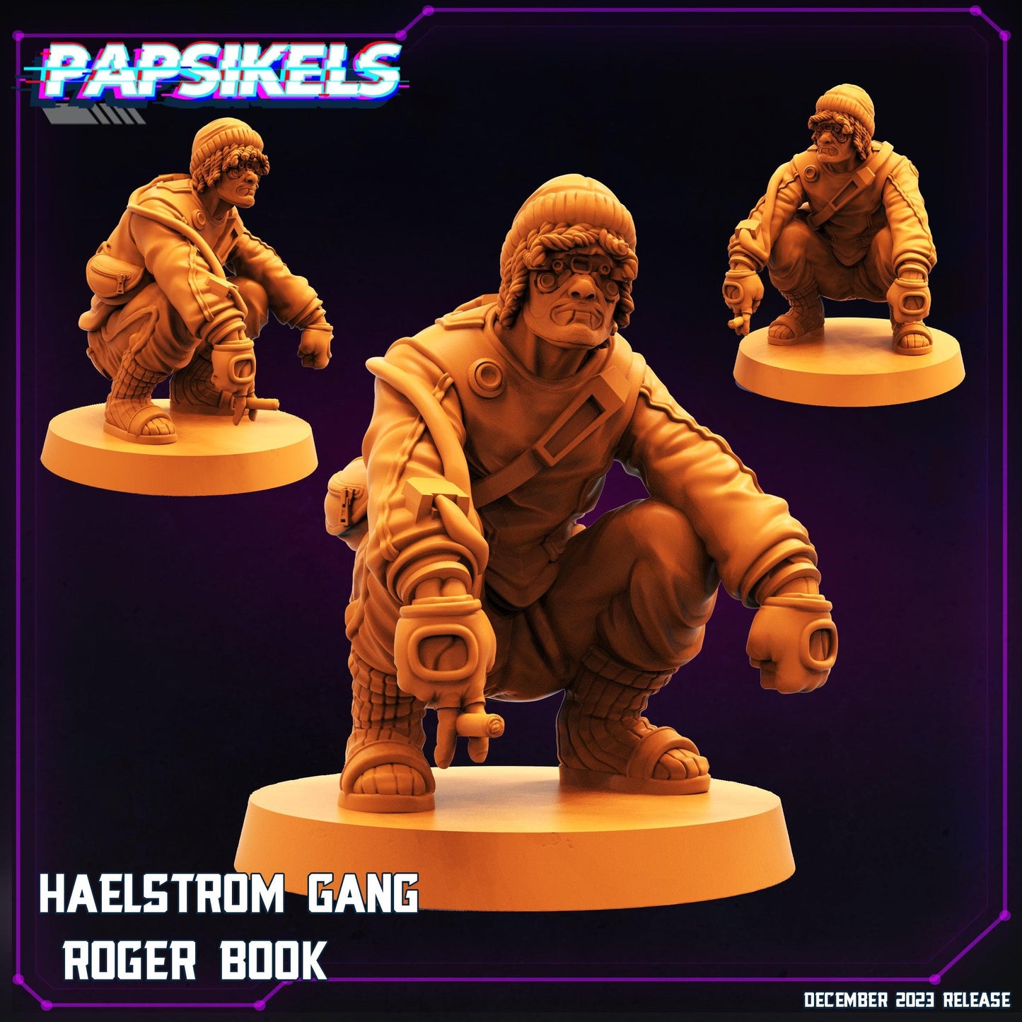 3D Printed Papsikels Haelstrom Gang Set 28mm 32mm - 3D Printing Boss 