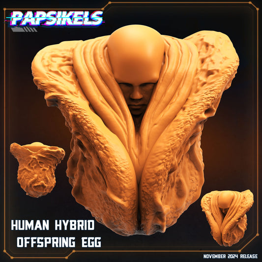 3D Printed Papsikels Human Hybrid Offspring Egg Nov 2024 Scifi 28mm 32mm - 3D Printing Boss 
