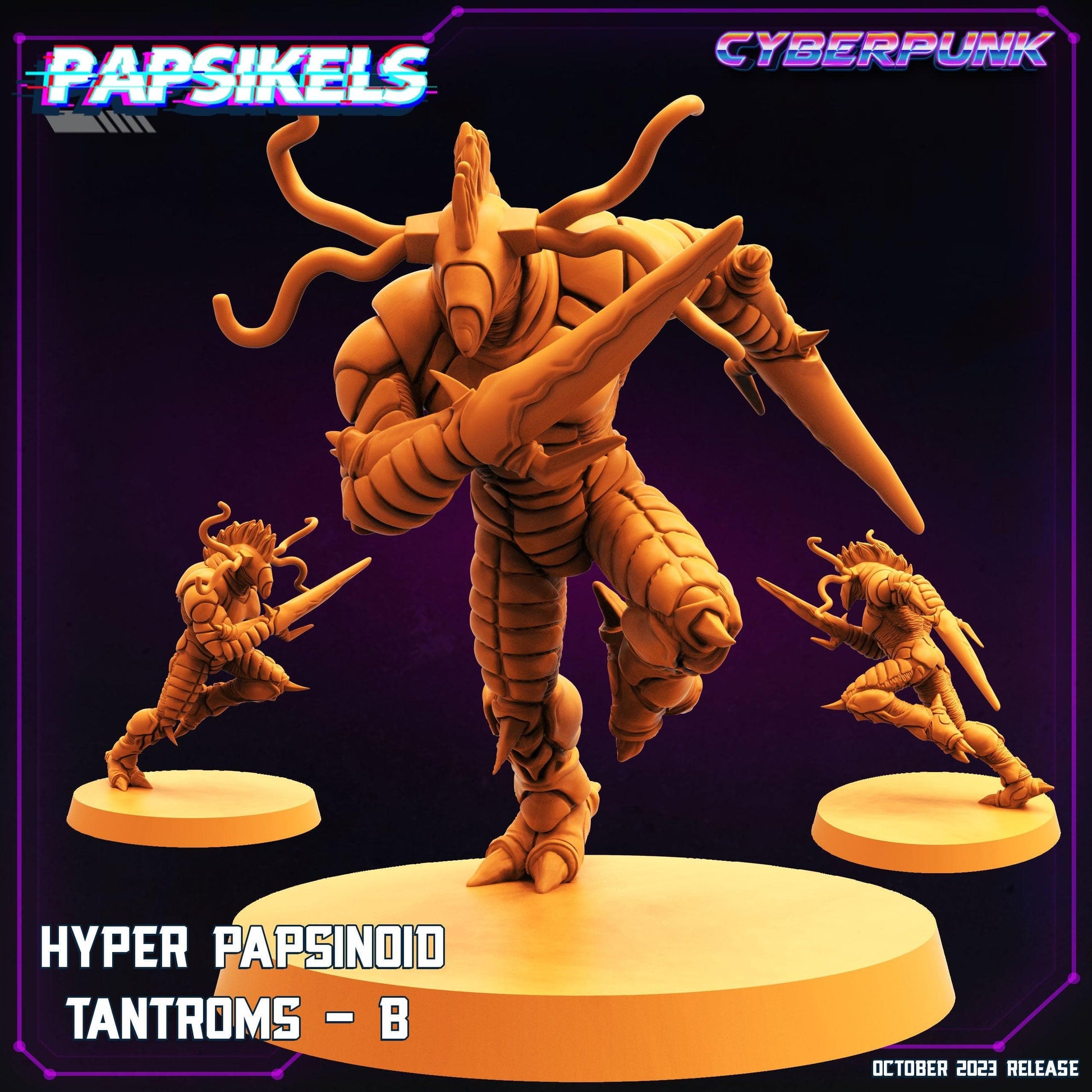3D Printed Papsikels Hyper Papsinoid Tantroms B Hyper Papsinoid Tantroms Set 28mm 32mm - 3D Printing Boss 