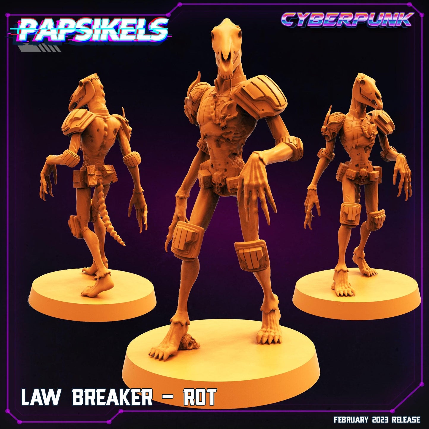 3D Printed Papsikels - Law Breaker Set - 28mm 32mm - 3D Printing Boss 