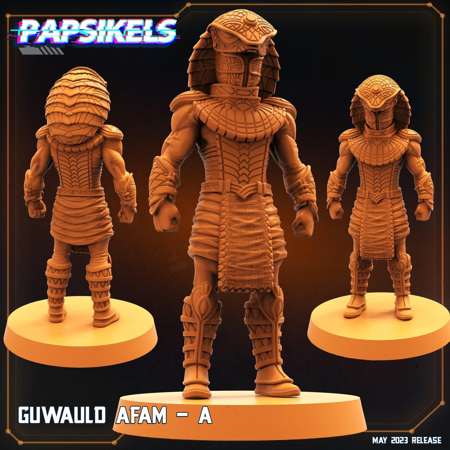 3D Printed Papsikels May 2023 Scifi - Star Entrance - Into The Multi World Set Afam Body Set 28mm 32mm - 3D Printing Boss 