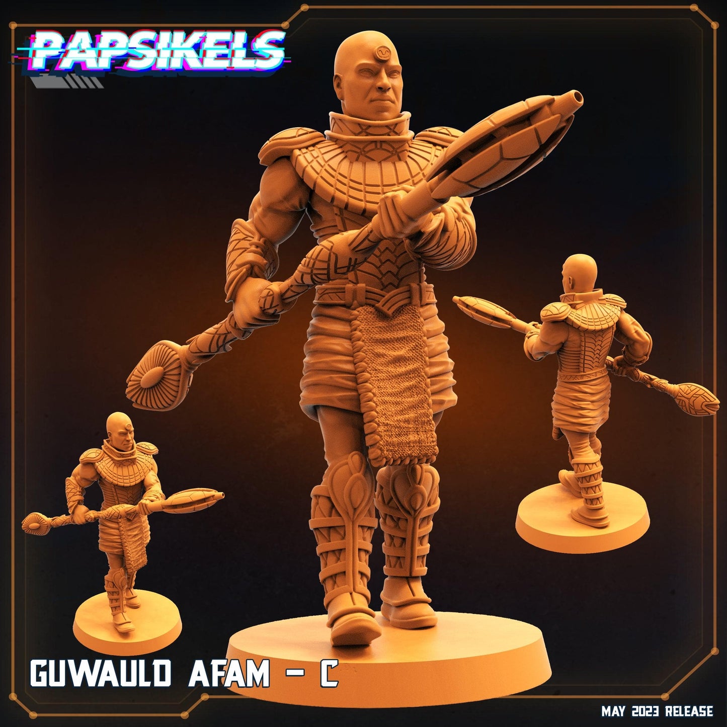 3D Printed Papsikels May 2023 Scifi - Star Entrance - Into The Multi World Set Afam Body Set 28mm 32mm - 3D Printing Boss 