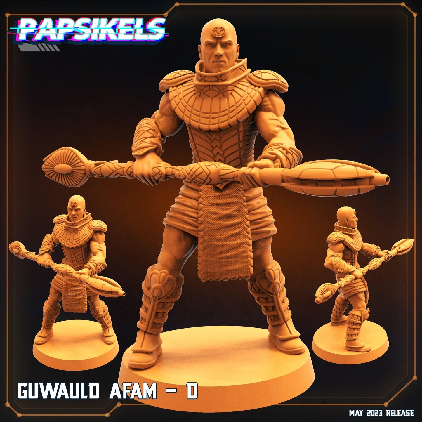 3D Printed Papsikels May 2023 Scifi - Star Entrance - Into The Multi World Set Afam Body Set 28mm 32mm - 3D Printing Boss 