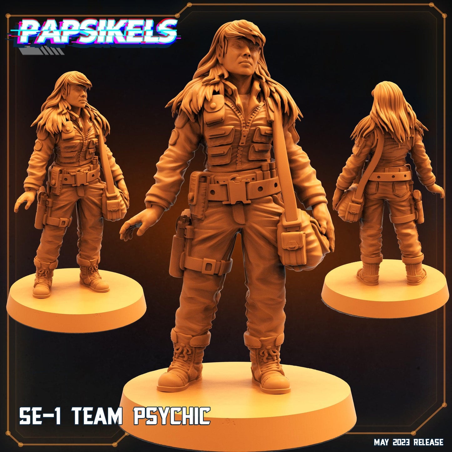 3D Printed Papsikels May 2023 Scifi - Star Entrance - Into The Multi World Set SE-1 Team 28mm 32mm - 3D Printing Boss 