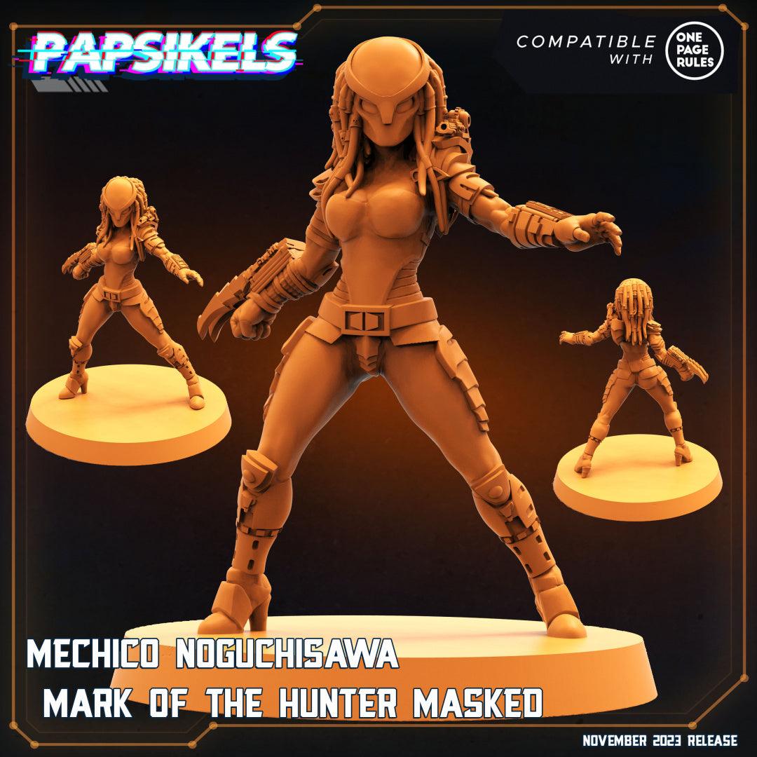 3D Printed Papsikels Mechico Noguchisawa Human Hunter Set Skull Hunters Army Bundle 2 28mm 32mm - 3D Printing Boss 