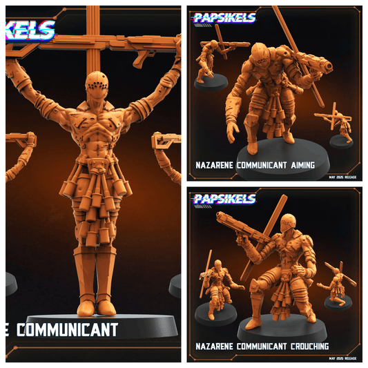 3D Printed Papsikels Nazarene Communicant 28mm 32mm - 3D Printing Boss 