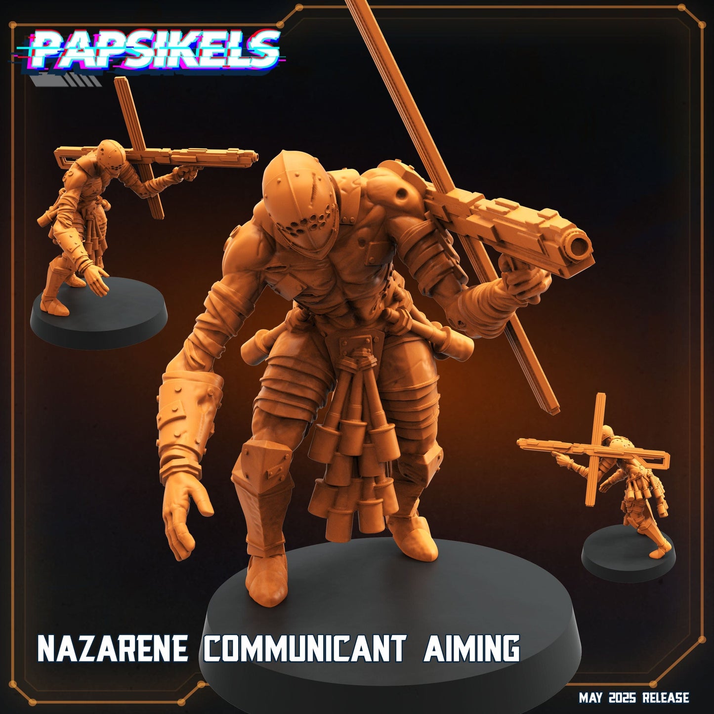 3D Printed Papsikels Nazarene Communicant 28mm 32mm - 3D Printing Boss 