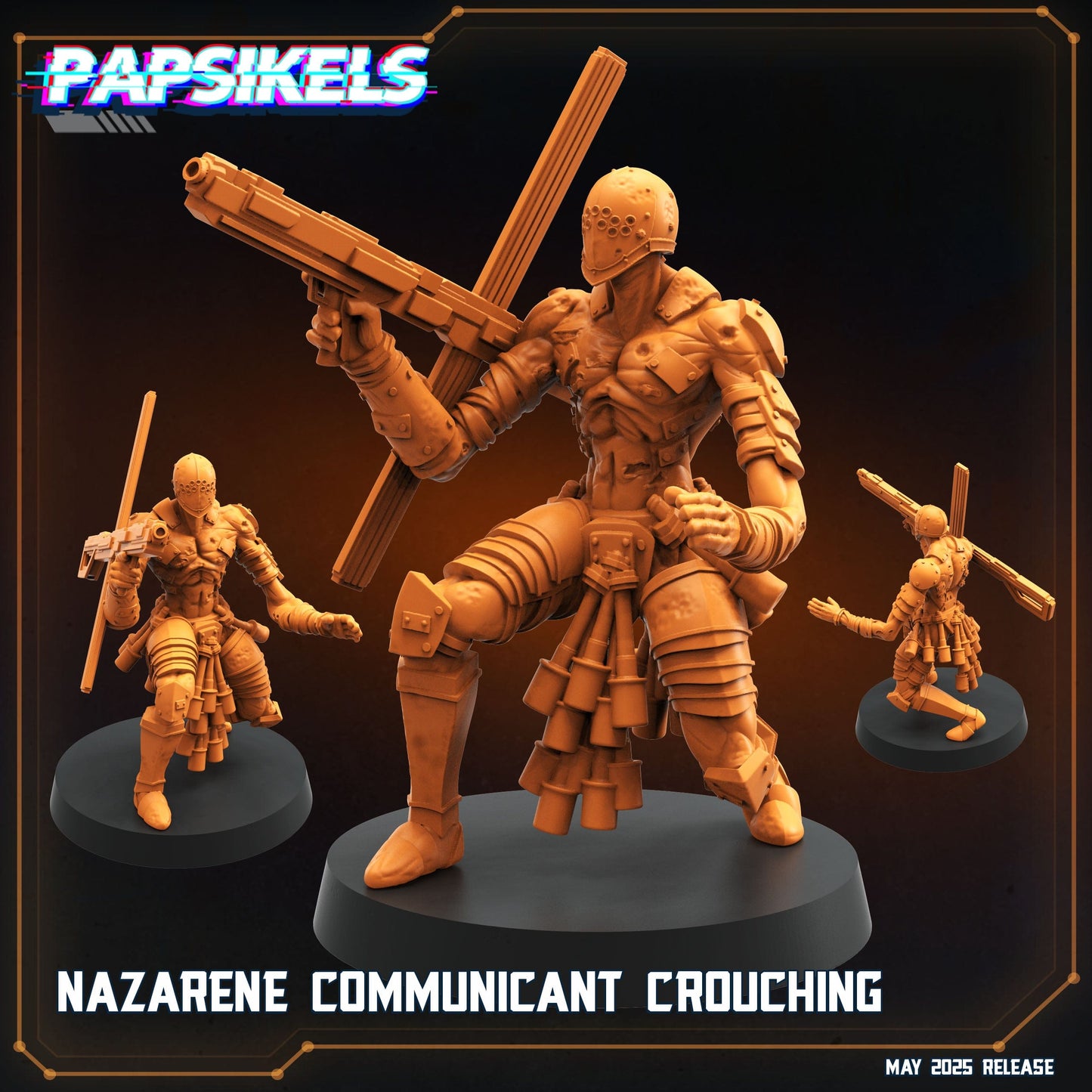 3D Printed Papsikels Nazarene Communicant 28mm 32mm - 3D Printing Boss 