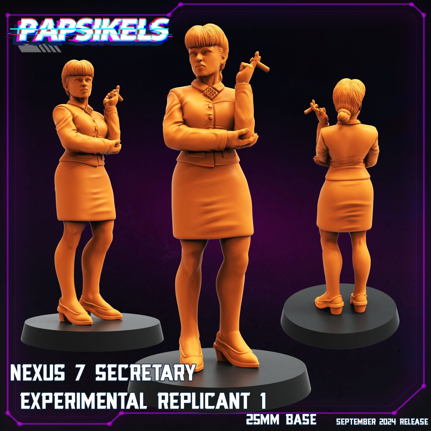 3D Printed Papsikels Nexus 7 Experimental Replicant Set SEPTEMBER 2024 CYBERPUNK 28mm 32mm - 3D Printing Boss 