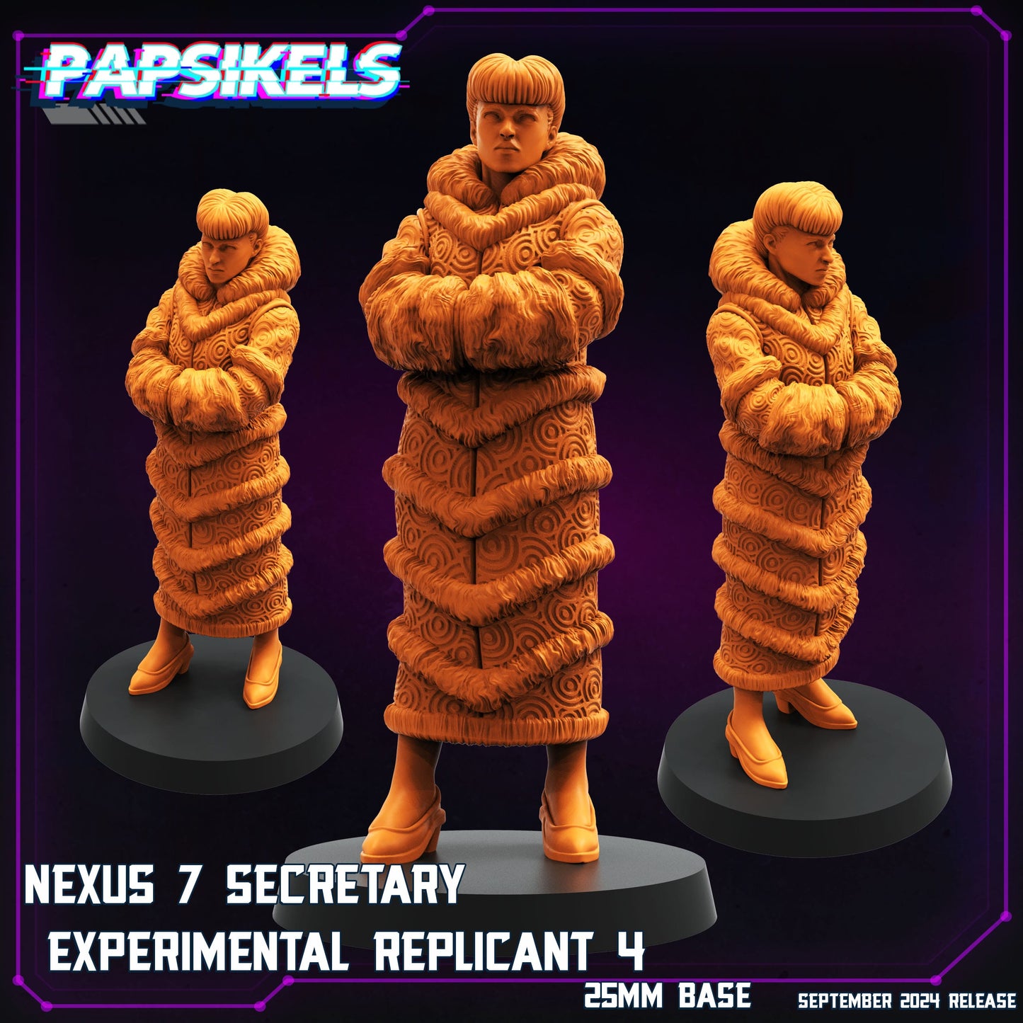 3D Printed Papsikels Nexus 7 Experimental Replicant Set SEPTEMBER 2024 CYBERPUNK 28mm 32mm - 3D Printing Boss 