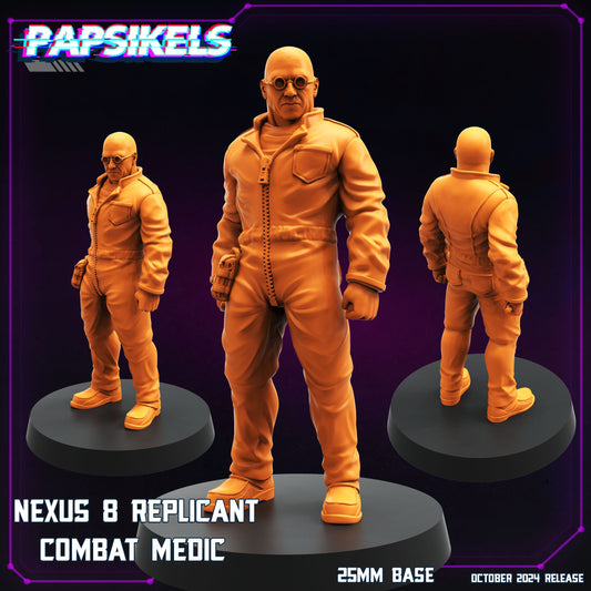 3D Printed Papsikels Nexus 8 Replicant Combat Medic October 2024 Cyberpunk 28mm 32mm - 3D Printing Boss 