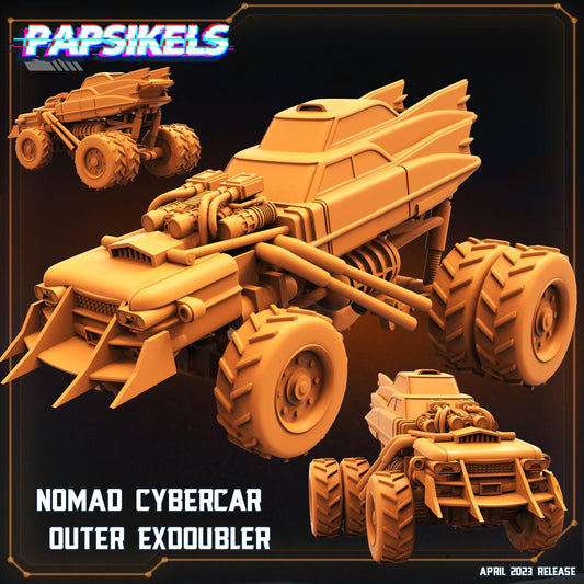 3D Printed Papsikels - Nomad Cybercar Outer Exdoubler - 28mm 32mm - 3D Printing Boss 