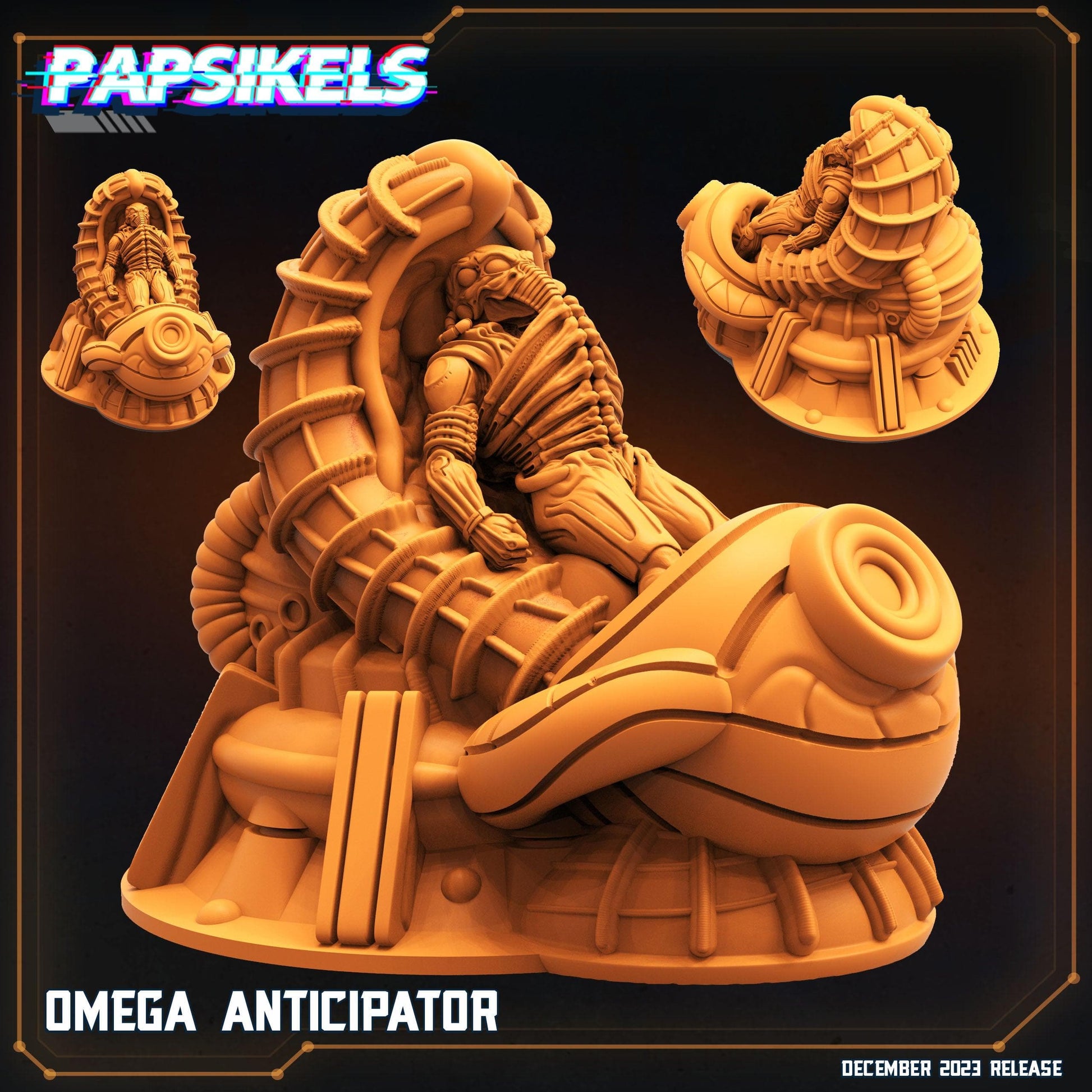 3D Printed Papsikels Omega Anticipator 28mm 32mm - 3D Printing Boss 