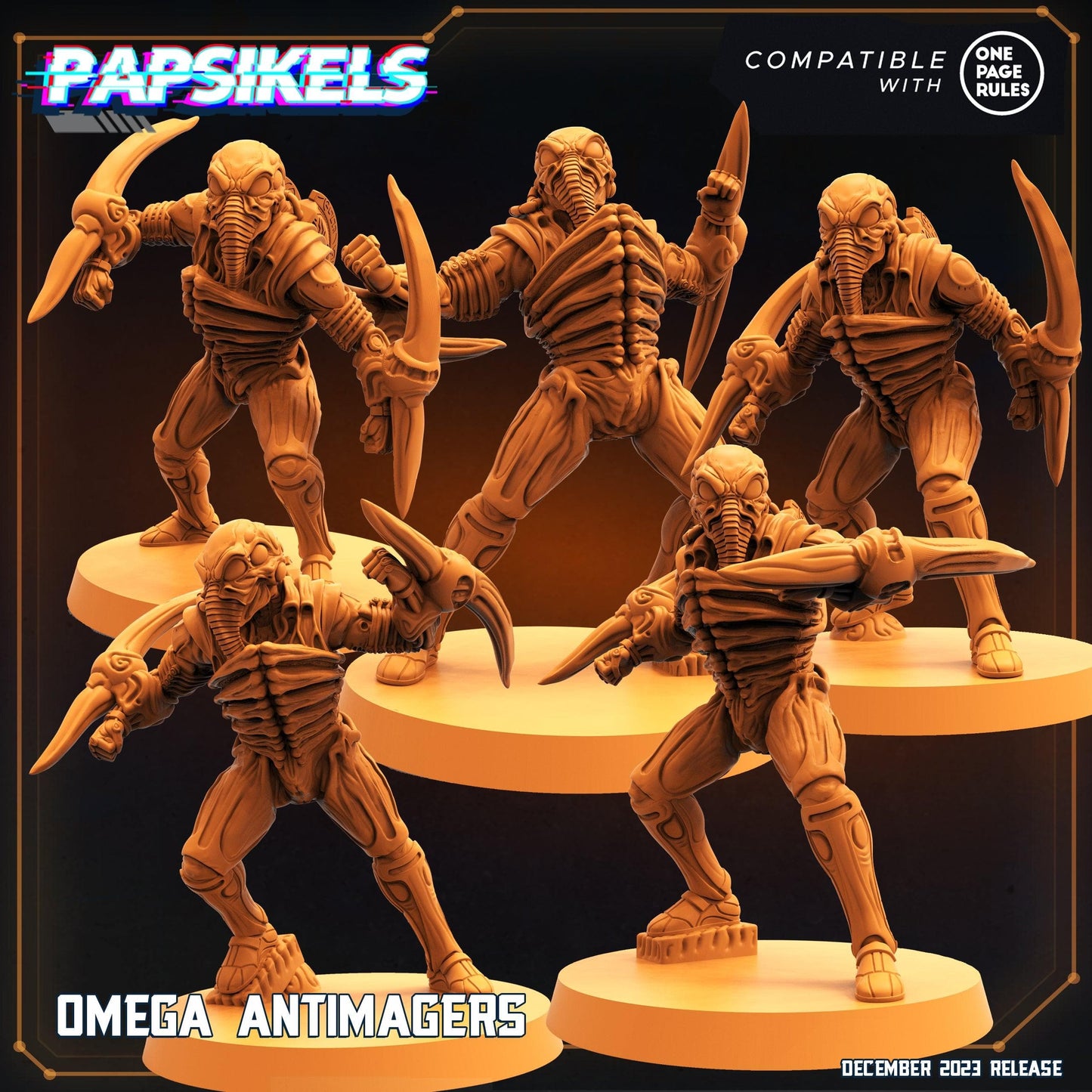 3D Printed Papsikels Omega Antimagers 28mm 32mm - 3D Printing Boss 