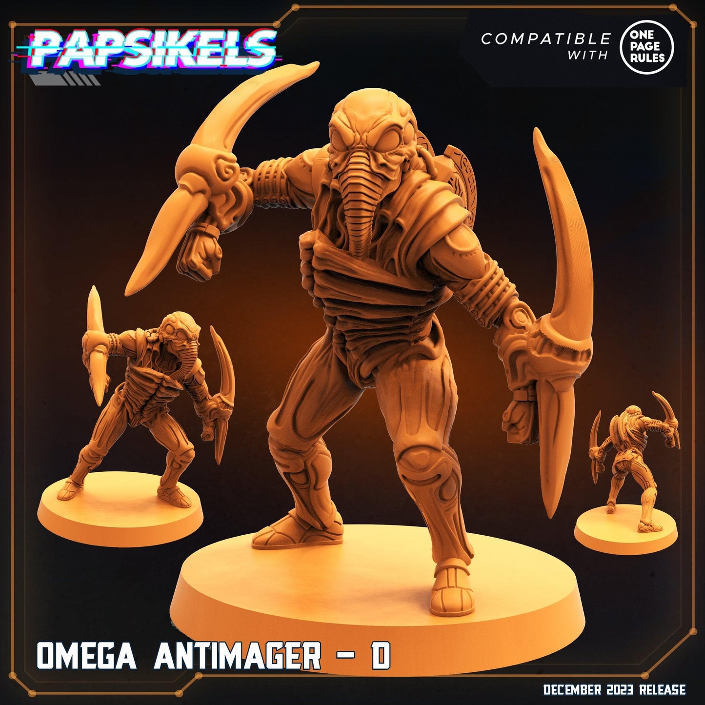 3D Printed Papsikels Omega Antimagers 28mm 32mm - 3D Printing Boss 