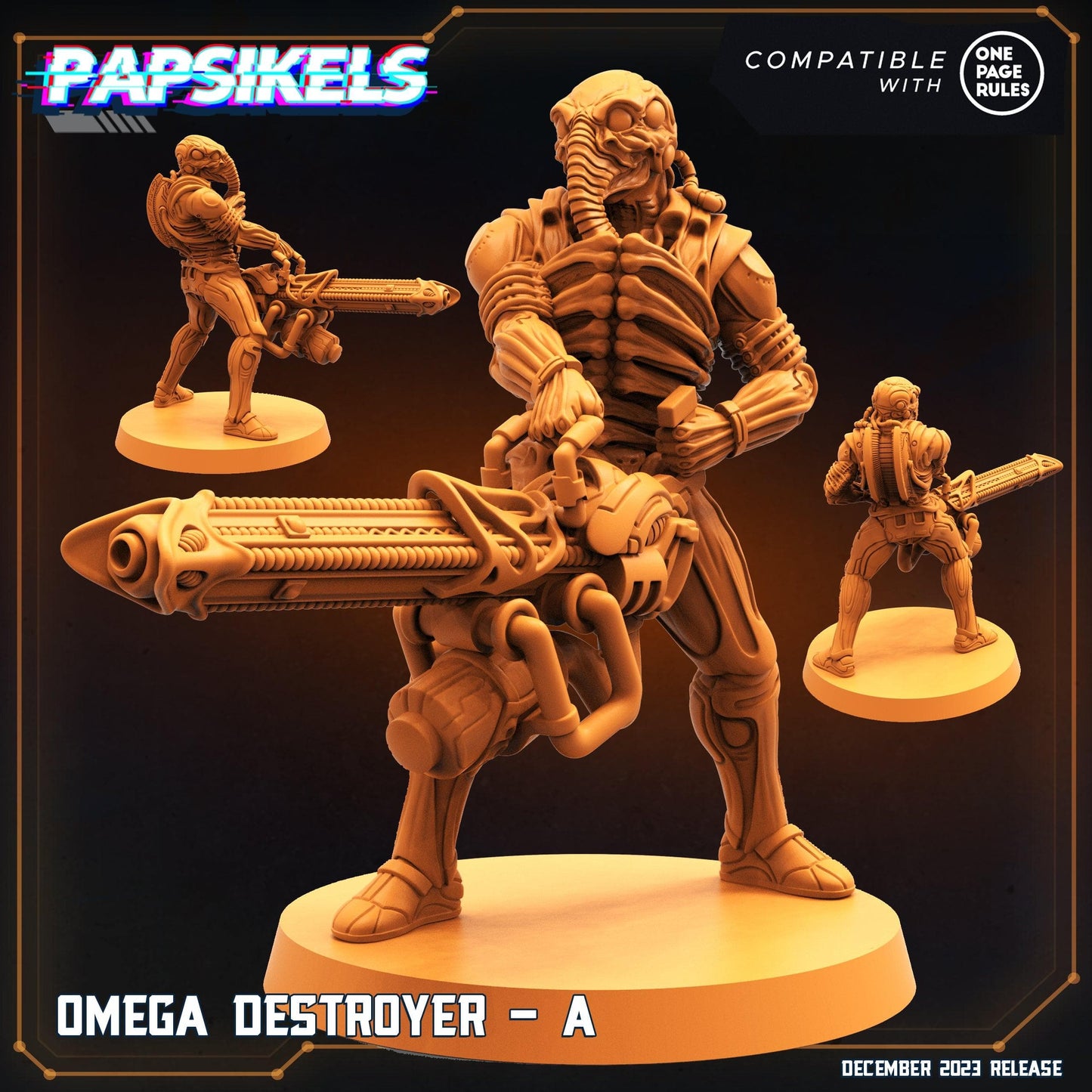 3D Printed Papsikels Omega Destroyers 28mm 32mm - 3D Printing Boss 