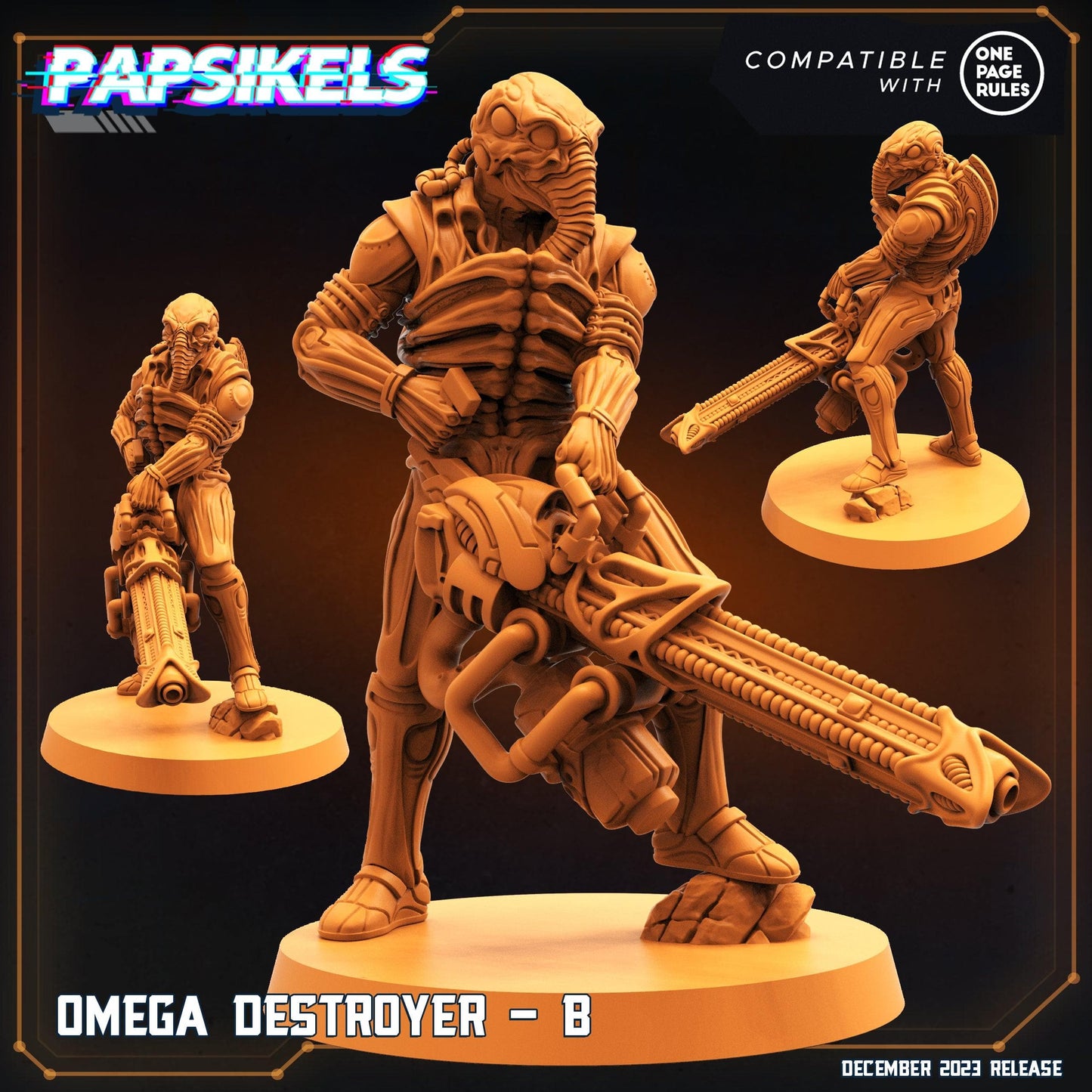 3D Printed Papsikels Omega Destroyers 28mm 32mm - 3D Printing Boss 
