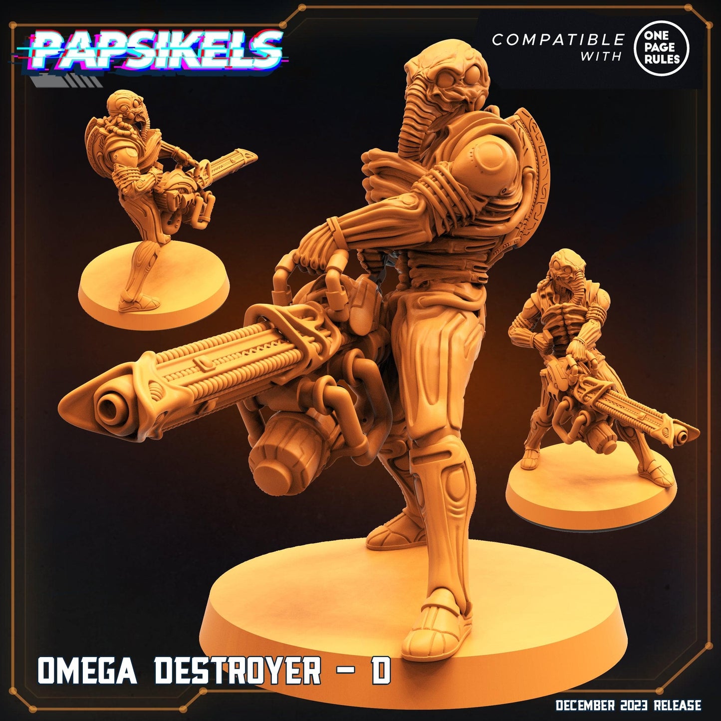 3D Printed Papsikels Omega Destroyers 28mm 32mm - 3D Printing Boss 