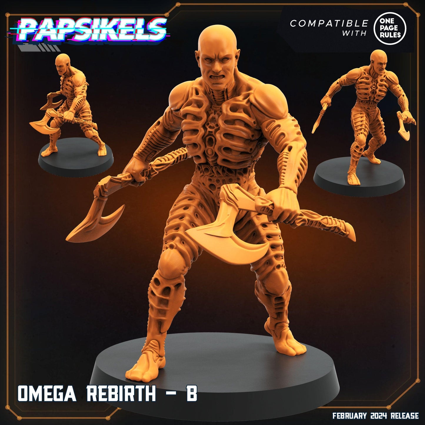 3D Printed Papsikels Omega Rebirths Set 28mm 32mm - 3D Printing Boss 