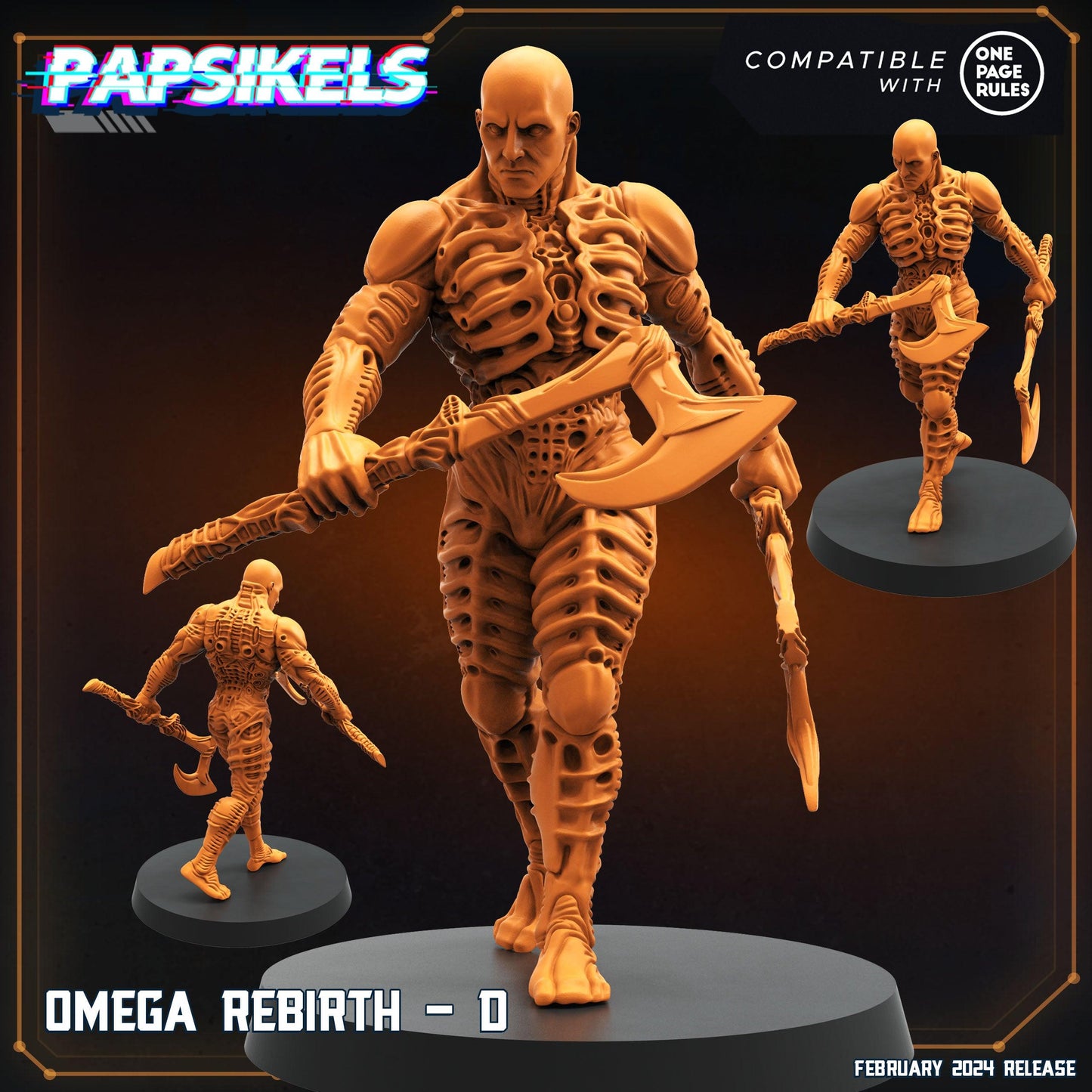 3D Printed Papsikels Omega Rebirths Set 28mm 32mm - 3D Printing Boss 