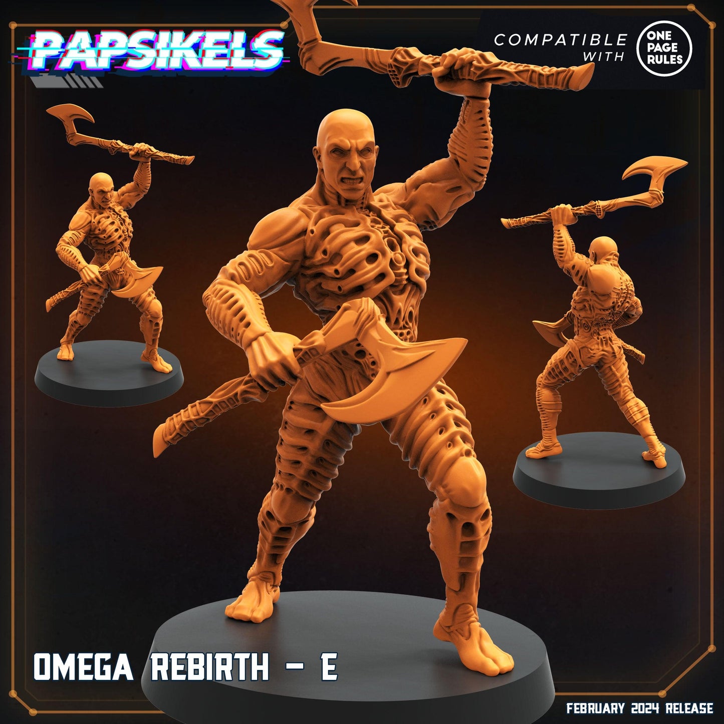3D Printed Papsikels Omega Rebirths Set 28mm 32mm - 3D Printing Boss 
