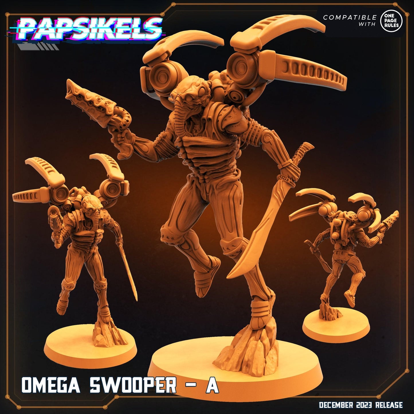 3D Printed Papsikels Omega Swoopers 28mm 32mm - 3D Printing Boss 