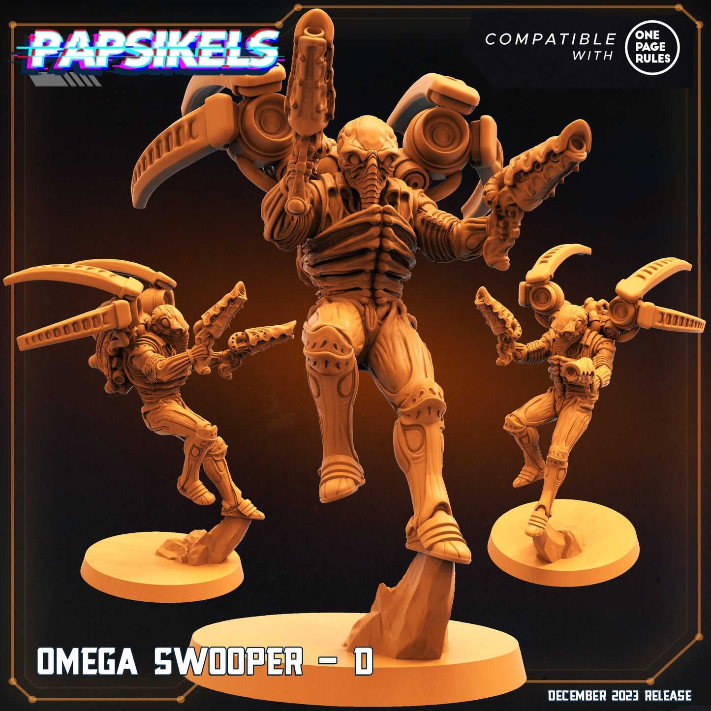 3D Printed Papsikels Omega Swoopers 28mm 32mm - 3D Printing Boss 