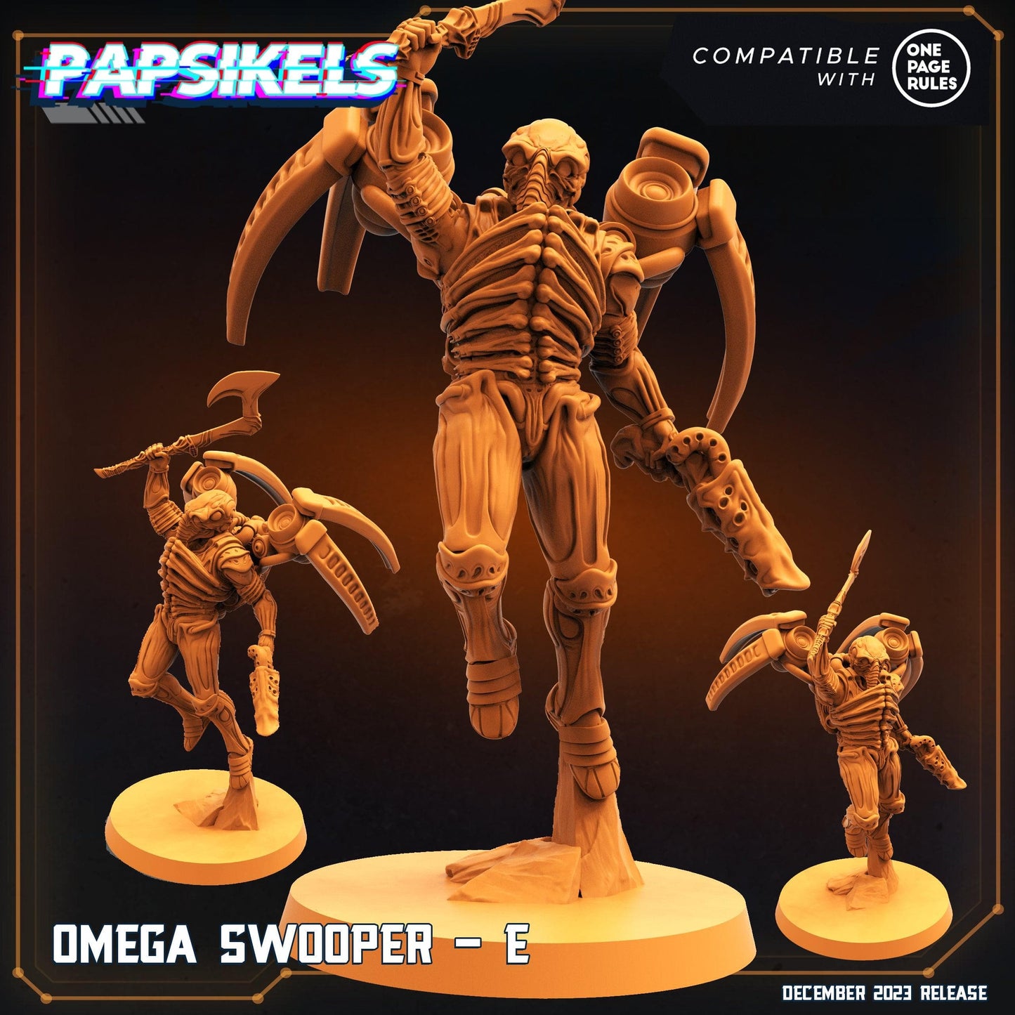 3D Printed Papsikels Omega Swoopers 28mm 32mm - 3D Printing Boss 