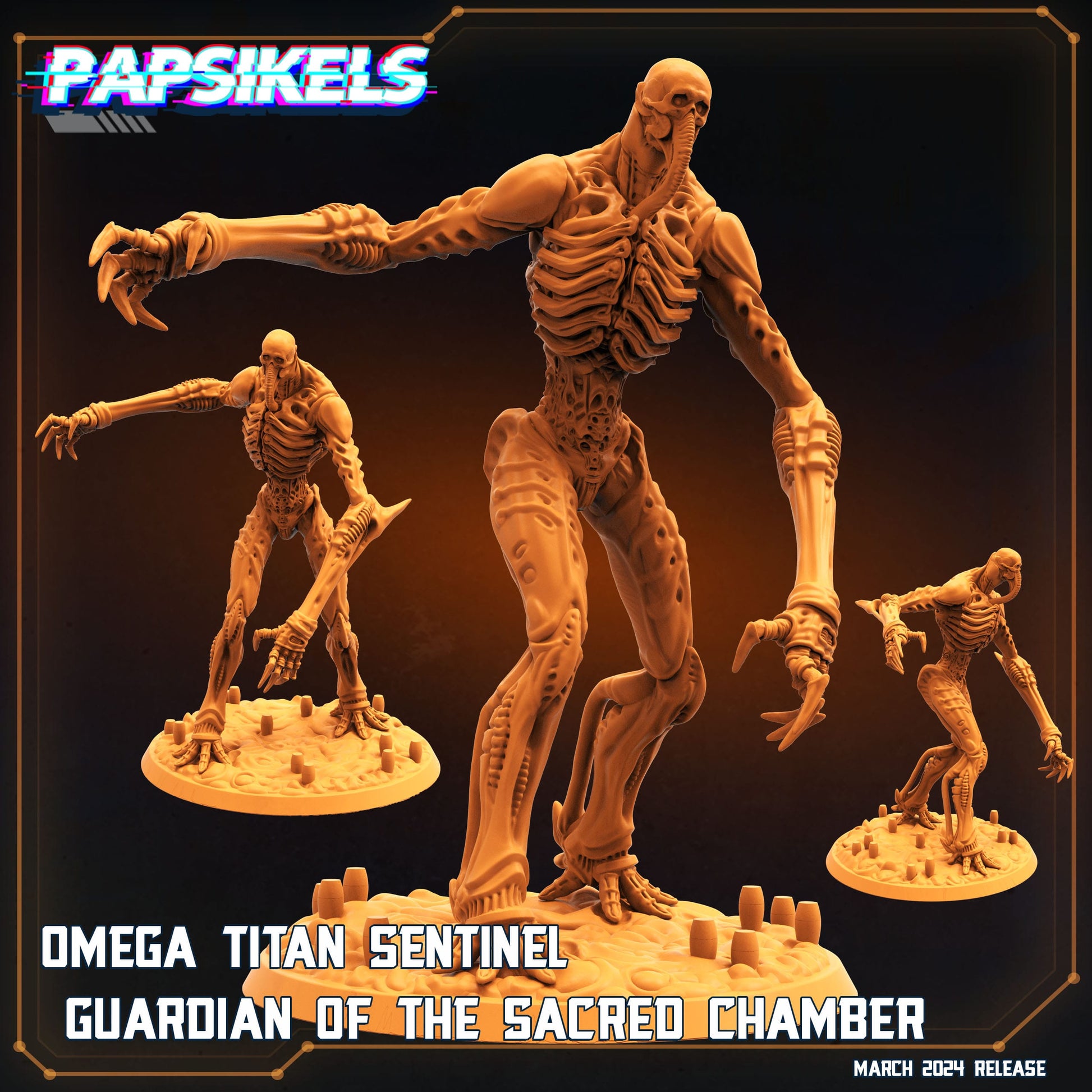 3D Printed Papsikels Omega Titan Sentinel Sacred Chamber 28mm 32mm - 3D Printing Boss 