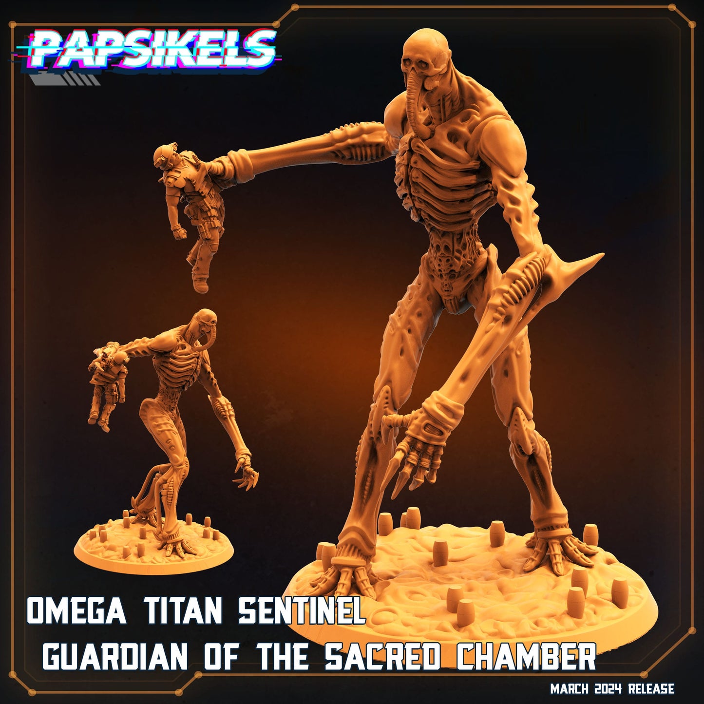 3D Printed Papsikels Omega Titan Sentinel Sacred Chamber 28mm 32mm - 3D Printing Boss 