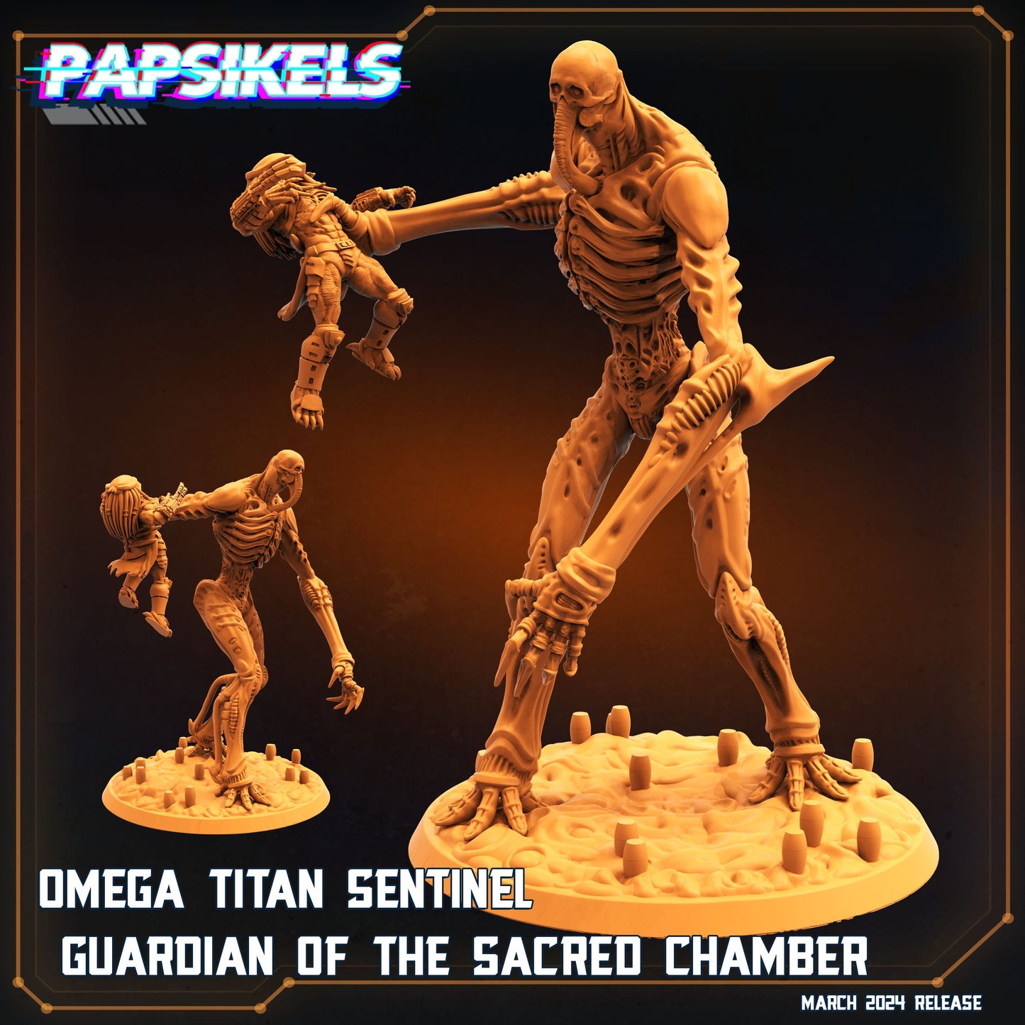 3D Printed Papsikels Omega Titan Sentinel Sacred Chamber 28mm 32mm - 3D Printing Boss 