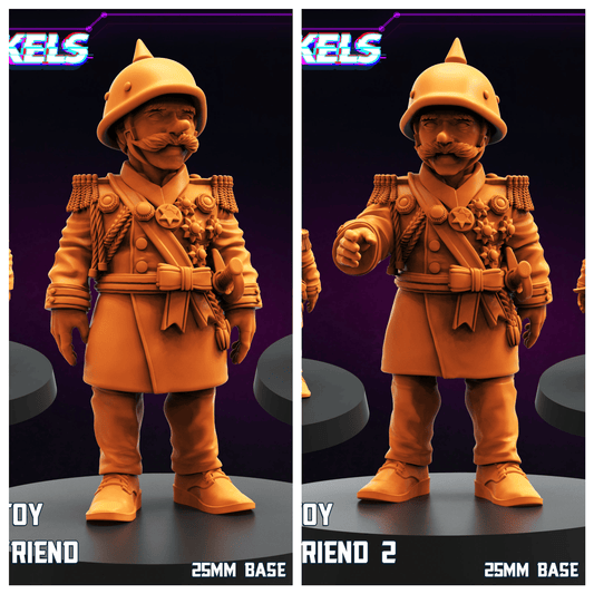 3D Printed Papsikels Organic Toy Kaser Friend Set SEPTEMBER 2024 CYBERPUNK 28mm 32mm - 3D Printing Boss 