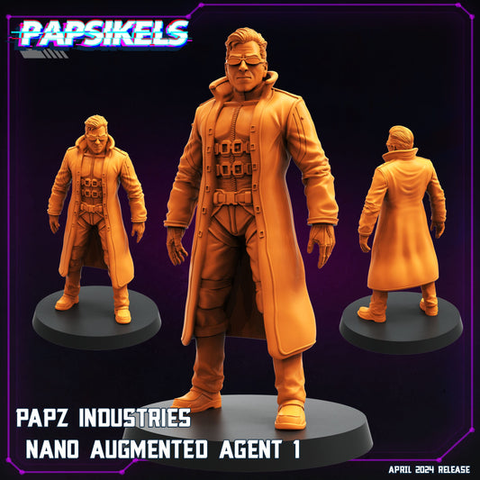 3D Printed Papsikels Papz Industries Nano Augmented Agent Set 28mm 32mm - 3D Printing Boss 