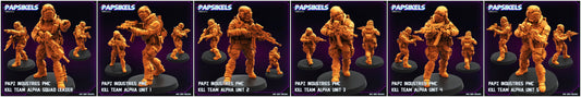 3D Printed Papsikels Papz Industries Pmc Kill Team Set May 2024 Cyberpunk 28mm 32mm - 3D Printing Boss 