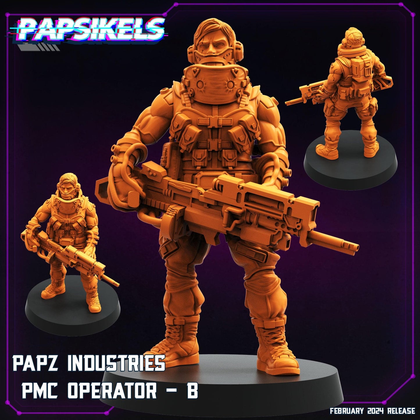 3D Printed Papsikels Papz Industries Pmc Operators Set 28mm 32mm - 3D Printing Boss 